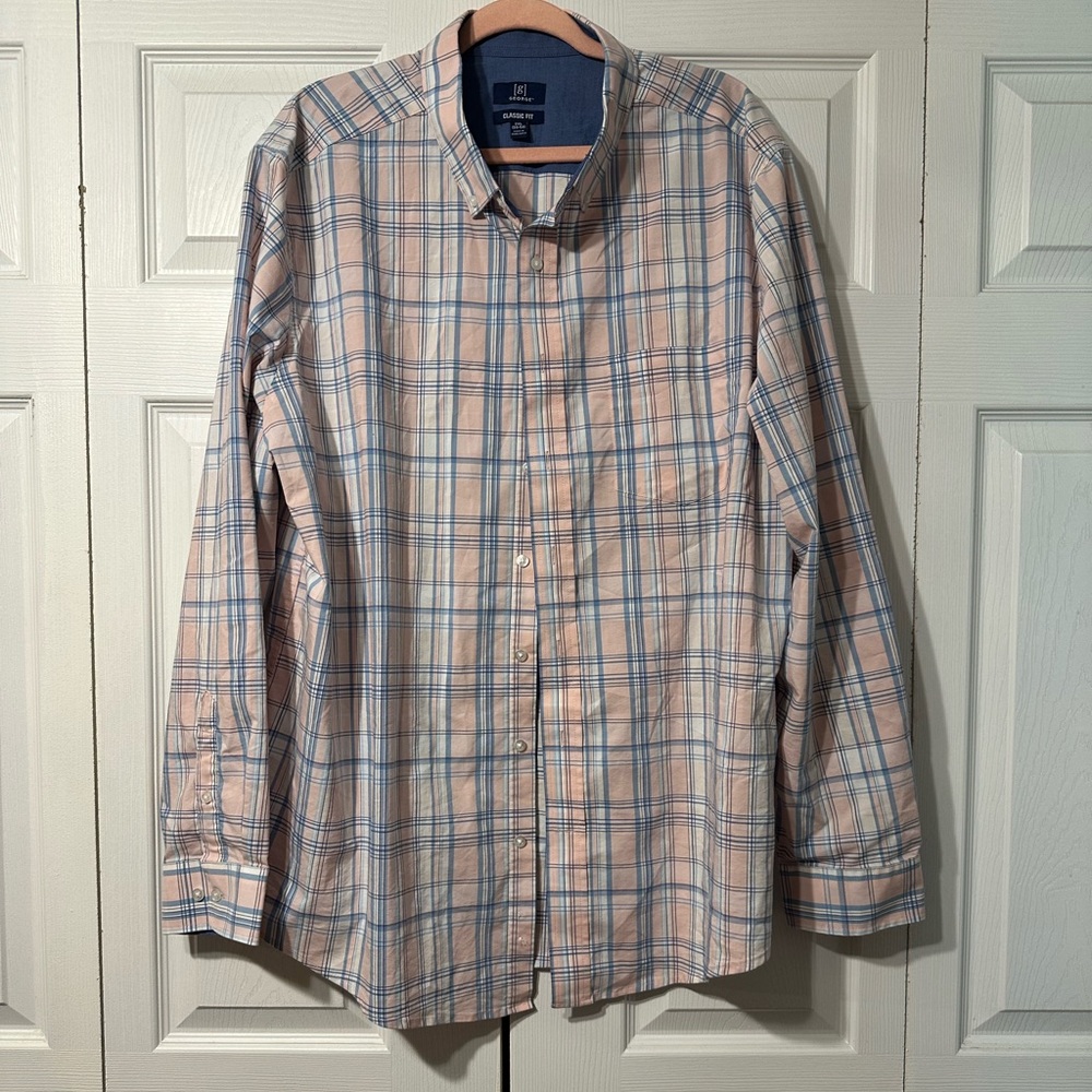 George Plaid Button Down